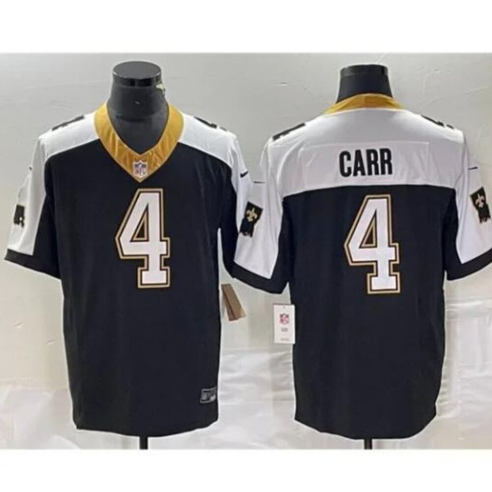 Derek Carr Black White Vapor F.U.S.E. Limited Jersey